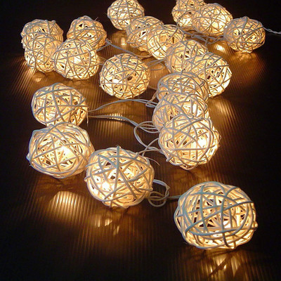 Ascension 16 LEDs 3 m Yellow Steady Ball Rice Lights(Pack of 1)