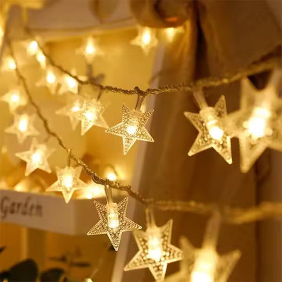 RSP Quality Bit 14 LEDs 3 m Yellow Steady Star Rice Lights(Pack of 1)