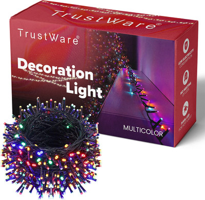 Trust Ware 115 LEDs 30.5 m Multicolor Flickering String Rice Lights(Pack of 1)
