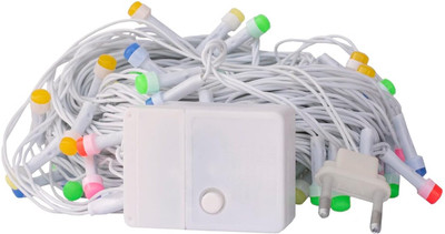 A1 LIGHTS 36 LEDs 10 m Multicolor Flickering String Rice Lights(Pack of 1)