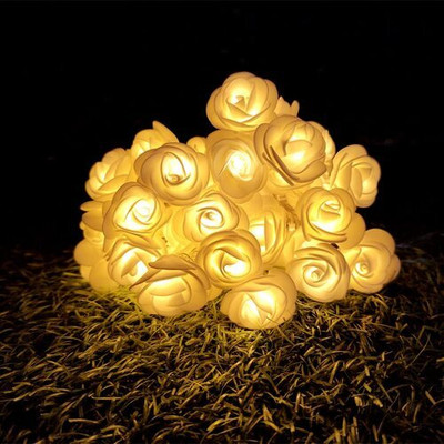GADGETSBULK 20 LEDs 4 m Yellow Steady Strip Rice Lights(Pack of 1)