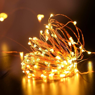 Ein Sof 30 LEDs 3.05 m Yellow Steady String Rice Lights(Pack of 1)