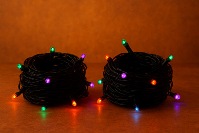Kitchen4U 18 LEDs 12 m Multicolor Flickering Ball Rice Lights(Pack of 2)