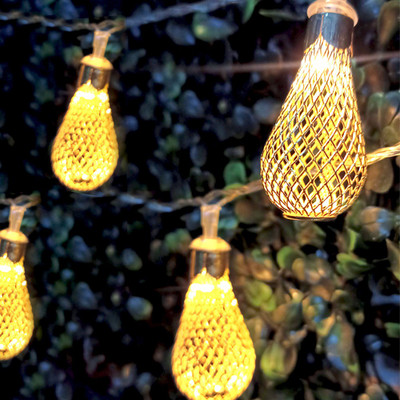 Meneon 16 LEDs 4 m Yellow Steady Water Drop Rice Lights(Pack of 1)