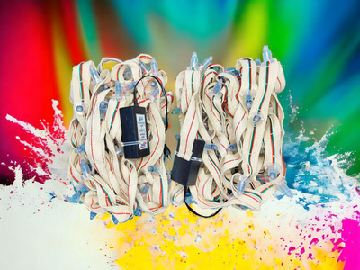 Riptu 200 LEDs 24 m Multicolor Color Changing, Flickering, Steady Strip Rice Lights(Pack of 1)
