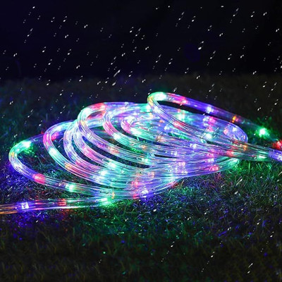 BENHEK 1350 LEDs 15 m Multicolor Steady, Flickering Strip Rice Lights(Pack of 1)