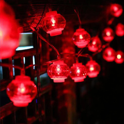 cozyycart 10 LEDs 4 m Red Steady Lantern Rice Lights(Pack of 1)