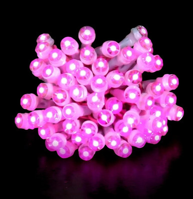 Shiv Shankar Sells 50 LEDs 11 m Pink Steady Bulb Rice Lights(Pack of 1)