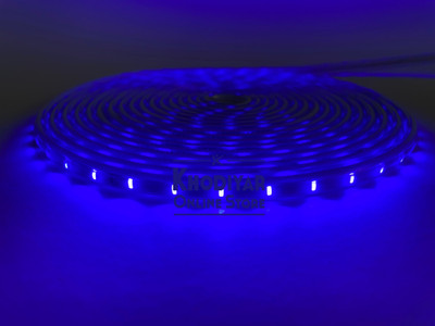 Khodiyar Online Store 50 LEDs 5 m Blue Steady Bulb Rice Lights(Pack of 1)