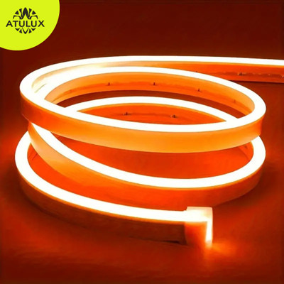 ATULUX 600 LEDs 5 m Orange Steady Strip Rice Lights(Pack of 2)