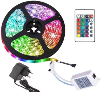 Kadio 10 LEDs 4 m Multicolor Steady Strip Rice Lights(Pack of 1)