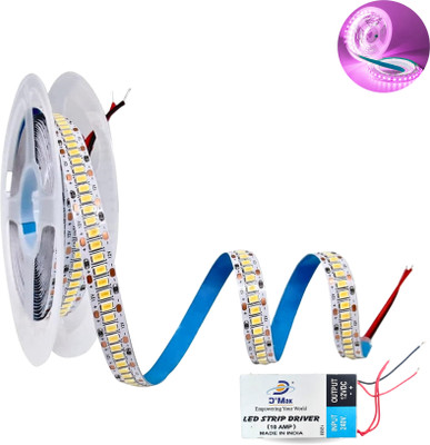 D'Mak 1 LEDs 5 m Pink Flickering Strip Rice Lights(Pack of 1)