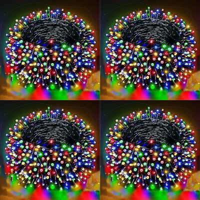 spark world 58 LEDs 15.5 m Multicolor Flickering Bulb Rice Lights(Pack of 4)