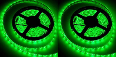 CANDLE 240 LEDs 4 m Green Steady Strip Rice Lights(Pack of 2)