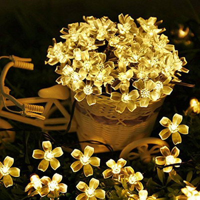 SARVAVIKRI 16 LEDs 3 m Yellow Steady Flower Rice Lights(Pack of 1)