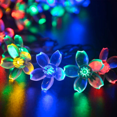 inooBeam 15 LEDs 2.49 m Multicolor Steady Flower Rice Lights(Pack of 1)