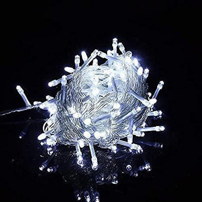 MPROW 40 LEDs 11 m White Steady String Rice Lights(Pack of 1)
