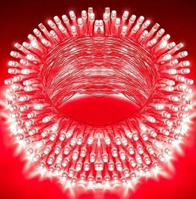 REIRSON 36 LEDs 10 m Red Steady Bulb Rice Lights(Pack of 1)