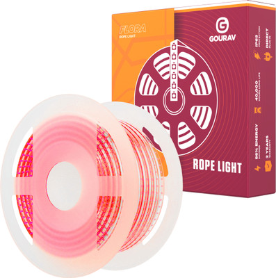 GOURAV 3000 LEDs 25 m Red Steady Strip Rice Lights(Pack of 1)