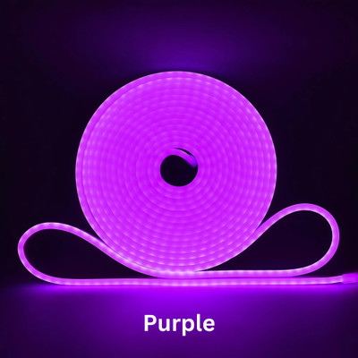 KAVYARA 500 LEDs 4 m Purple Steady Strip Rice Lights(Pack of 1)