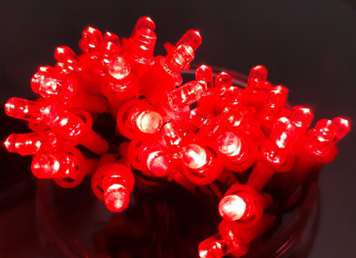 A.S.D. Electronics 200 LEDs 34.12 m Red Steady String Rice Lights(Pack of 4)