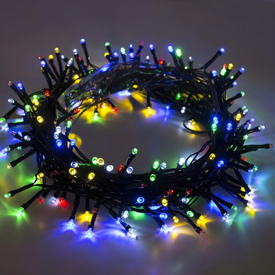 Lumicub 39 LEDs 14 m Multicolor Color Changing, Flickering, Steady String Rice Lights(Pack of 5)