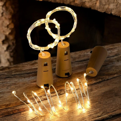 NISCO 20 LEDs 2.1 m Gold Steady Bulb Rice Lights(Pack of 1)