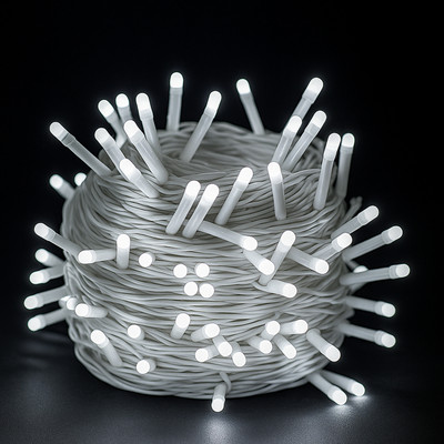 MPROW 56 LEDs 15 m White Steady String Rice Lights(Pack of 1)
