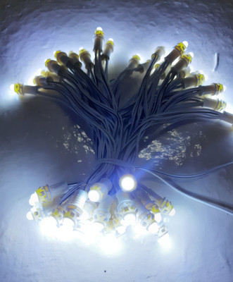 A.S.D. Electronics 50 LEDs 7 m White Steady String Rice Lights(Pack of 1)