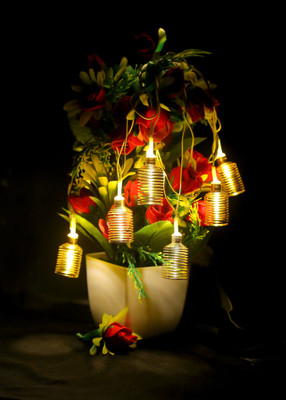 Tilak 14 LEDs 3.5 m Yellow Steady Bottle Rice Lights(Pack of 1)
