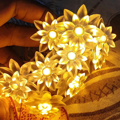 Gift Corner 14 LEDs 3 m Multicolor Flickering Flower Rice Lights(Pack of 2)
