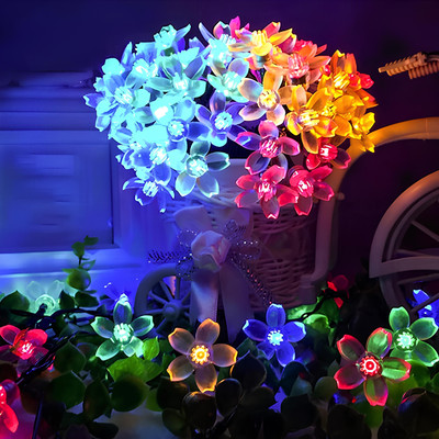 GloShyn 16 LEDs 3 m Multicolor Steady Flower Rice Lights(Pack of 1)
