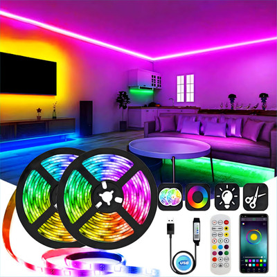 navdevi enterprise 300 LEDs 10 m Multicolor Color Changing Strip Rice Lights(Pack of 2)