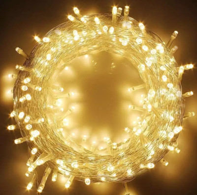 byte 40 LEDs 12.5 m Yellow Steady Bulb Rice Lights(Pack of 1)