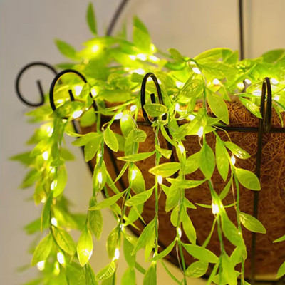 Atipriya 200 LEDs 3 m Yellow Flickering Leaf Rice Lights(Pack of 1)