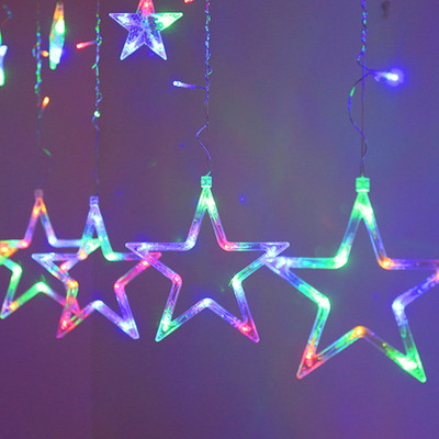 WRADER 110 LEDs 2.5 m Multicolor Flickering Star Rice Lights(Pack of 2)
