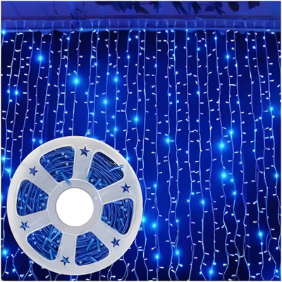 Kingdom 240 LEDs 28 m Blue Steady String Rice Lights(Pack of 1)