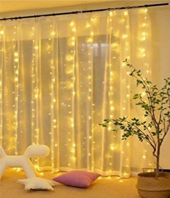 Business Squad 112 LEDs 12.5 m Gold Steady String Rice Lights(Pack of 4)