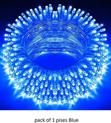 NEERUSSTORE 56 LEDs 18 m Blue Steady Ball Rice Lights(Pack of 1)