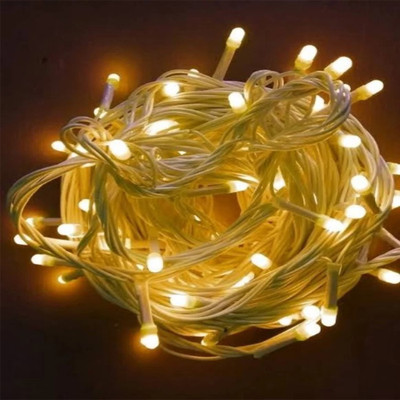 ASIDEA 36 LEDs 15 m Gold Steady Bulb Rice Lights(Pack of 1)