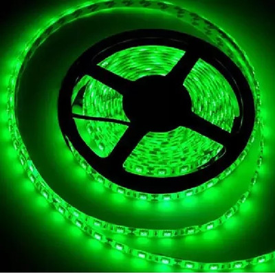 Daiwik 130 LEDs 3 m Green Steady Strip Rice Lights(Pack of 1)