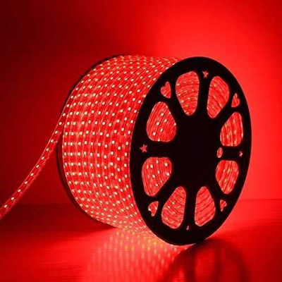 Eurotex 4800 LEDs 40 m Red Steady Strip Rice Lights(Pack of 1)