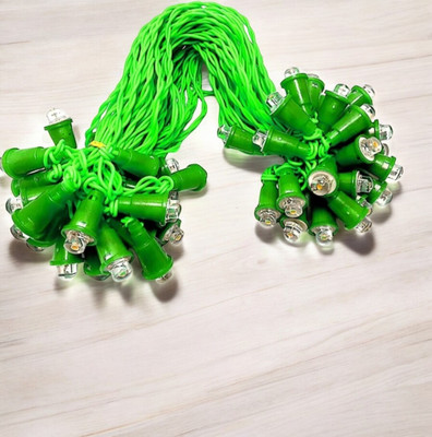 Shiv Shankar Sells 50 LEDs 10 m Green Steady Bulb Rice Lights(Pack of 1)