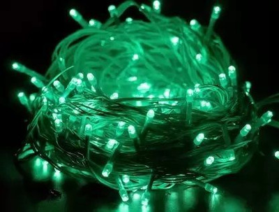 ENRICHOUR HOME - ERH 40 LEDs 12 m Green Steady Strip Rice Lights(Pack of 1)