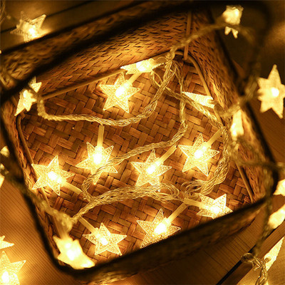 inooBeam 15 LEDs 2.95 m Yellow Steady Star Rice Lights(Pack of 1)