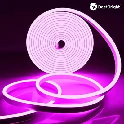 BestBright 600 LEDs 5 m Purple Steady Strip Rice Lights(Pack of 1)