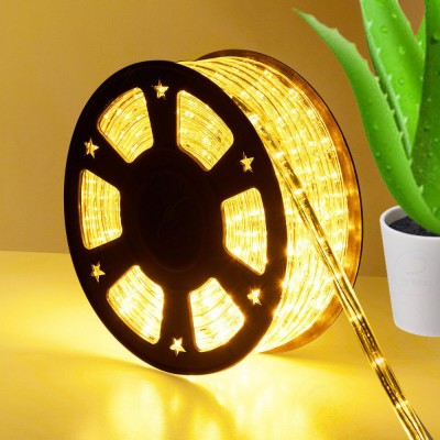 D'Mak 1 LEDs 40 m Yellow Flickering Strip Rice Lights(Pack of 1)