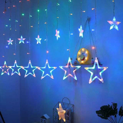 ASHIRWAD 138 LEDs 2.5 m Multicolor Color Changing, Flickering, Steady Star Rice Lights(Pack of 1)