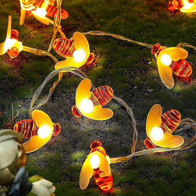 FIZZYTECH 15 LEDs 3 m Yellow Flickering Butterfly Rice Lights(Pack of 1)