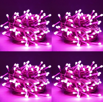 Errol 36 LEDs 11 m Pink Steady String Rice Lights(Pack of 4)